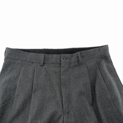EMPORIO ARMANI Dress Pants Dark Gray Wool Warm 33 x 31 ITALY Mens