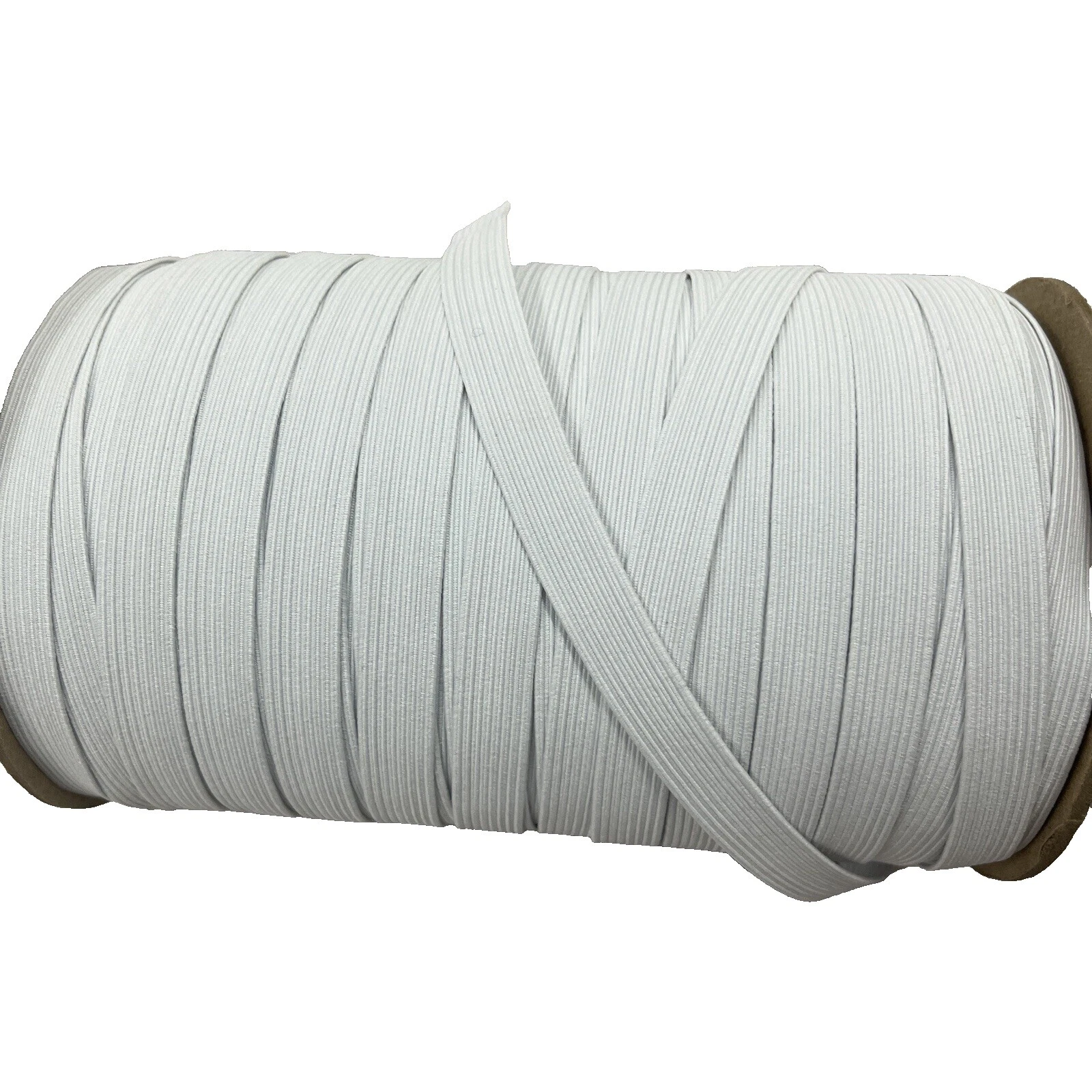 Poliéster blanco costura elásticos