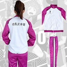 Haikyuu Shiratorizawa School Uniform Volleyball Ushijima Wakatoshi Cosplay