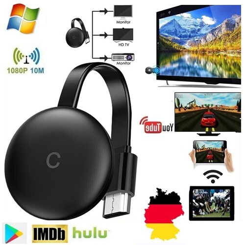 For Chromecast Google Wireless HDMI-Compatible HD Display Media Streaming Video