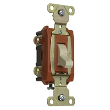 Pass & Seymour  three way switch LIGHT ALMOND  20a 347vac canadian spec grade