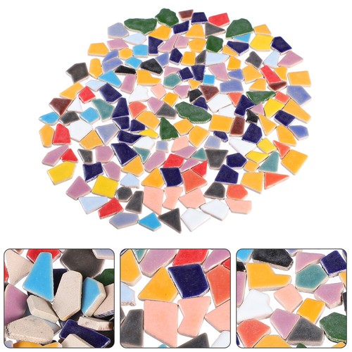 200g Mosiac Fliesen Mosaik DIY Glasiert Herstellung Zubehör Kind Mini Kunst - Bild 2 von 12