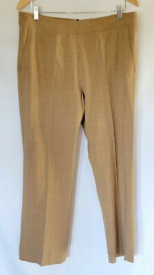 Marella Women's Senna Trousers Cropped in Camel Size 12 New MSRP $255