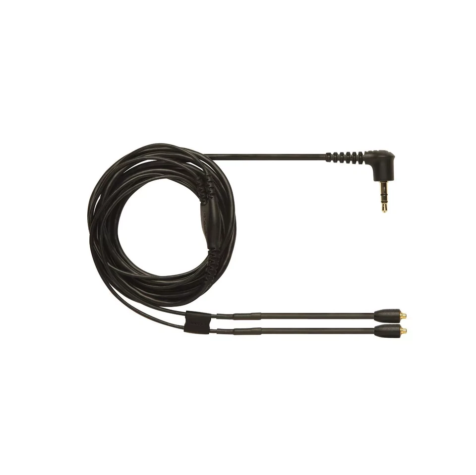 Cable negro MMCX EAC46 para auriculares intrauditivos SHURE SE215 SE315 SE425 SE535 Foto 3 de 4