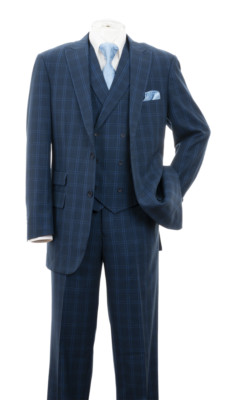 Men's 3 Piece Luxurious Suit With Vest Pants Two Button Two Side Vents Moden Fit