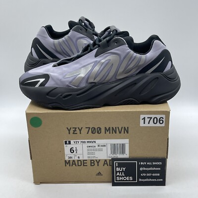 Size 6.5 - adidas Yeezy Boost 700 MNVN Geode Purple Black Suede