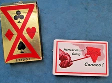 Vintage Hottest Brand Going Conoco! Remembrance playing cards