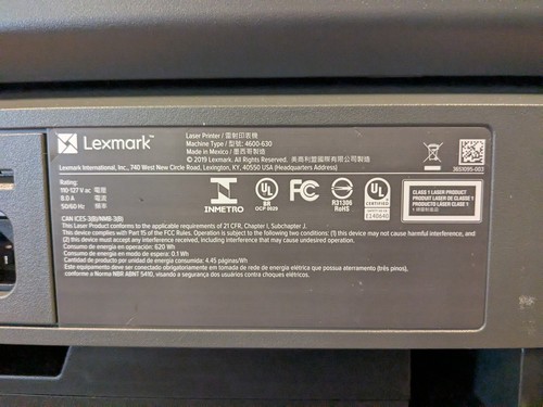 Lexmark MS521dn  B+W Printer 100% Toner 100% Supplies  Low page count  36ST300 - Picture 4 of 9
