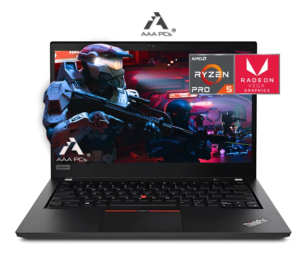 Lenovo AMD Ryzen 5 PRO 14" Gaming Laptop 32GB RAM 1TB SSD RADEON RX Windows 11