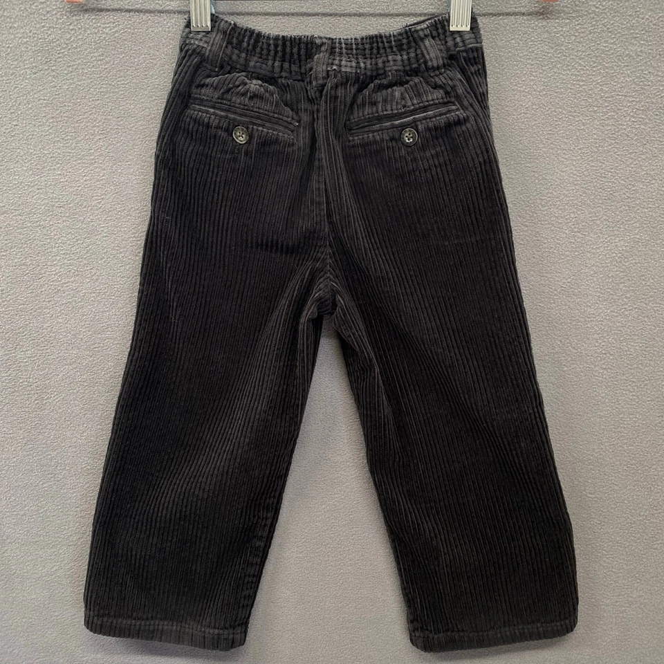 The Childrens Place 黑色灯芯绒裤子儿童 4T 休闲冬季男女通用棉 — 第 2/4 张图片
