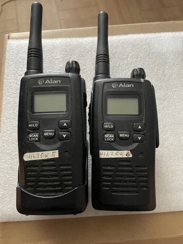 2x Alan HP4502A Funkgeräte ohne Ladegeräte – Profi Walkie Talkie - Bild 1 von 4