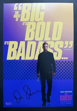 Dan Stevens signed The Guest photo 12"x18" 