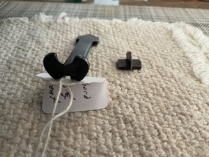 Winchester early rear buckhorn and Lyman #4 front sight