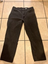 Vintage Levis 550 Denim Jeans Mens 40x32 Black Relaxed Fit USA Tapered 90s