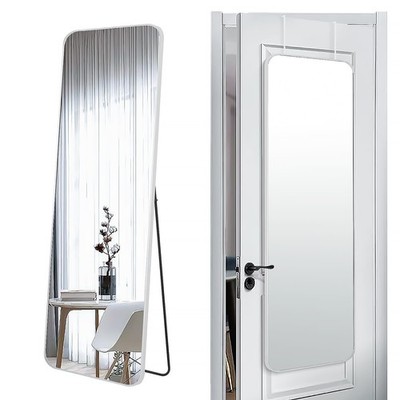 57x20 Door Hanging Full Length Mirror, Floor Stand (Height 5.7ft just Body in...