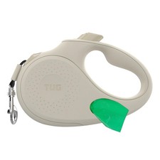 TUG Oval 360 Tangle-Free Retractable Dog Leash with Integrated Waste Bag D