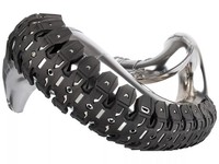 Auspuffschutz Polisport Armadillo Schwarz