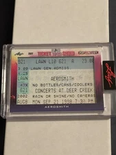 AEROSMITH 2022 LEAF POP CENTURY TICKET TO THE SHOW #TS-338 9-21-1998 Deer Creek