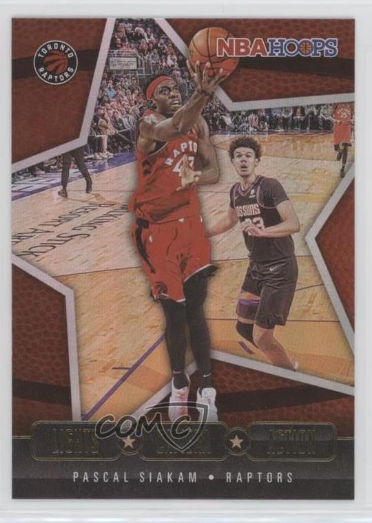 2020-21 Panini NBA Hoops Lights Camera Action Holo Pascal Siakam #14 0x1