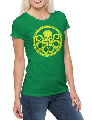 Hydra Vintage Logo I Damen T-Shirt Nick TV Seargent Avengers Shield Fury Hydra