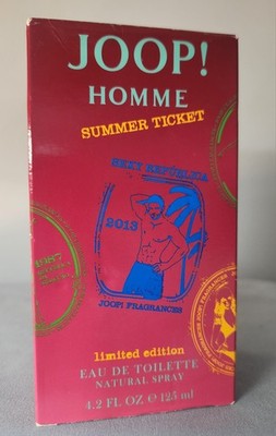 Joop! Homme SUMMER TICKET edt LIMITED EDITION-4.2/125ml-BRAND NEW