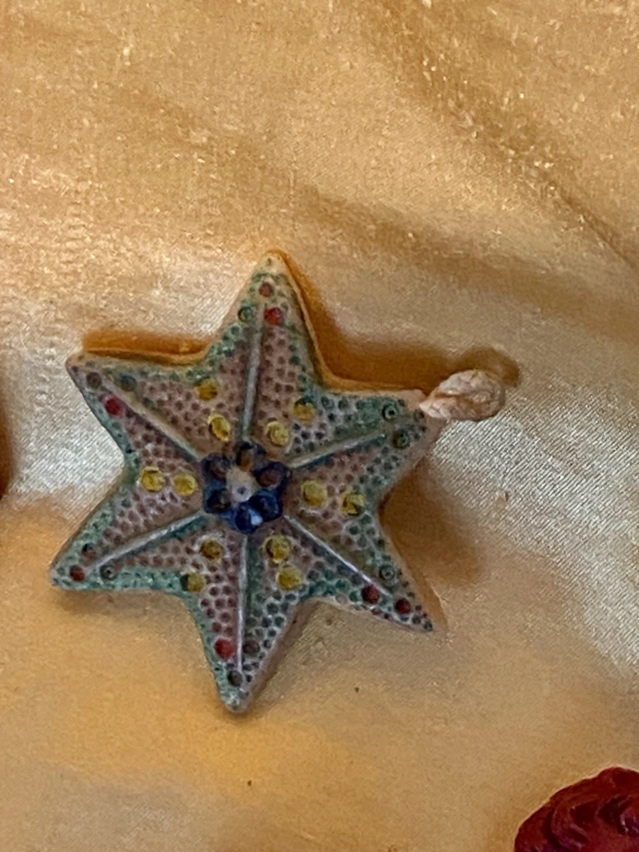 Wachs-Christbaumschmuck, 10 Teile, zum Hängen - Bild 4 von 4