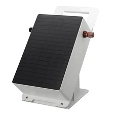 Solar Fence Charger, Briidea 5.6 Miles Solar Electric Fence Charger, 0.3 Joules