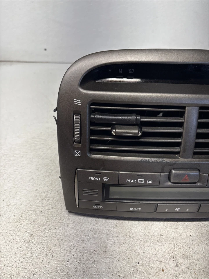 Interruptor de control de clima de calefacción de aire acondicionado Lexus LS430 2001-2006 con ventilación de aire OEM Foto 4 de 4