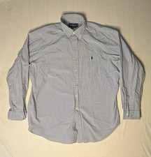 Polo Ralph Lauren Dress Shirt Men s Size 17 34/35 Checks Long Sleeve Button Up
