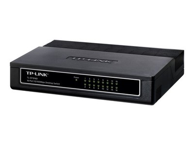 TP-LINK TL-SF 1016 D 16-Port 10/100 Desktop Switch Hub / Switch