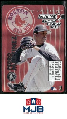 2001 MLB Showdown 1st Edition Pedro Martinez #072 Foil Red Sox