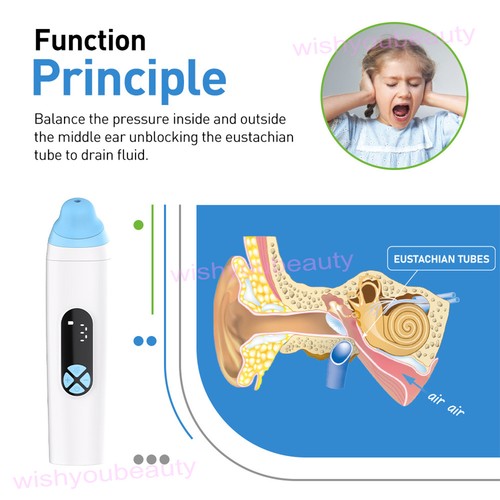 Electric Ear Pressure Relief Device Eustachian Tube Unblocker Balance Tinnitus - Picture 4 of 16