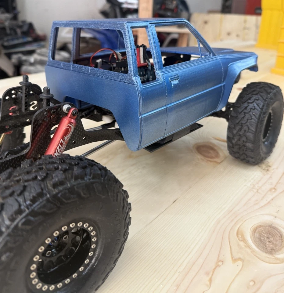 1: 10 比例 3D 打印丰田比例车身 – 适合 Axial、Redcat、Traxxas — 第 3/4 张图片