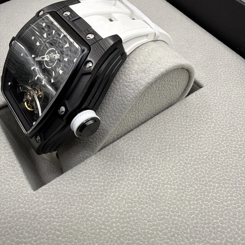 Invicta Men's S1 Rally 44mm Automatic 49035 Black Case With White Silicone Band - Image 3 of 4