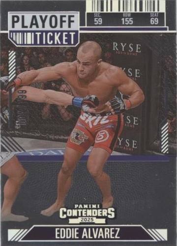 2025 Panini Contenders PFL Winning Ticket Silver Rob Wilkinson 57