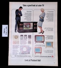 1965 Packard Bell Take A Good Look At Color TV It's A Parkard BellPrint Ad 56174