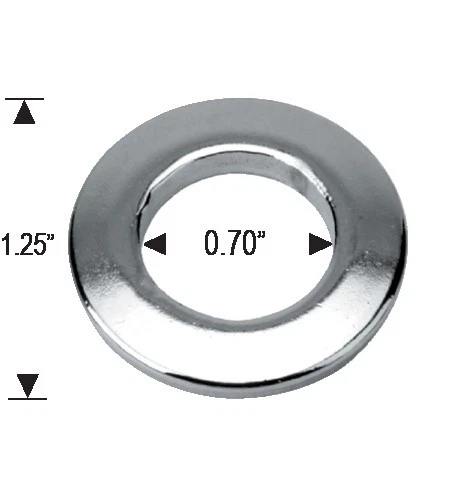 20 tuercas 10 - 7/16" y 10 - 12x1,5 cromo Mag tuerca .75 vástago Cragar Foto 3 de 3