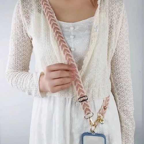 1Pcs Universal Phone Strap Adjustable Cell Phone Lanyard Women - Photo 5 sur 18