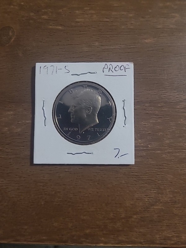1971 S KENNEDY HALF DOLLAR UNITED STATES 50 CENT COIN Clad Proof Uncirculated