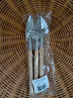 3 pc Darice Mini Garden Tool Set 2 spades + 1 rake Houseplants Terrariums NIP