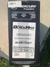 Mercury New OEM Black Max Propeller 10.7 x 12 Prop New in Box