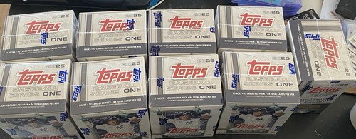 2025 Topps Series 1 Baseball Factory Sealed 7 Pack Blaster Box FREE SHIPPING - Picture 4 of 4