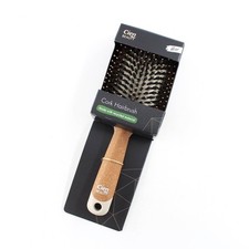 Hairbrush Flat with genuine Boar Bristles Cork handle