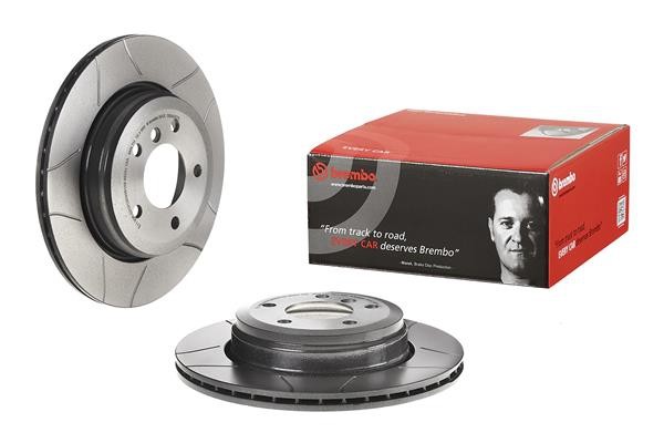 Brembo 2 Bremsscheiben Max Line Geschlitzt 320 Mm (09.9425.75) |-image