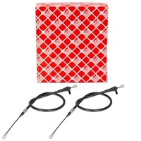2X febi Handbremsseil FüR Mercedes 190 W201 E-KLASSE W124 S124 C124 A124 Hinten