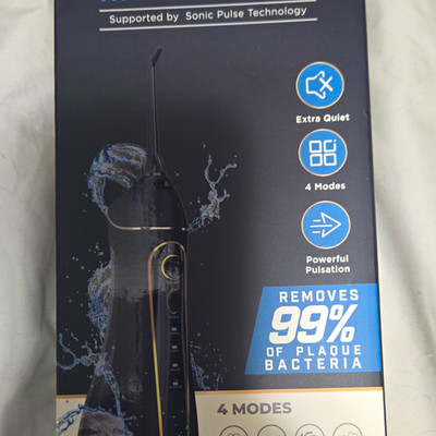 kareNow Advanced Portable Water Flosser 360° Rotating Nozzle, Black