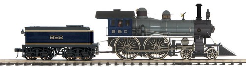 MTH 20-30106-1 Baltimore & Ohio B&O 4-4-0 máquina de vapor americana #852 NUEVO | Zustand: New