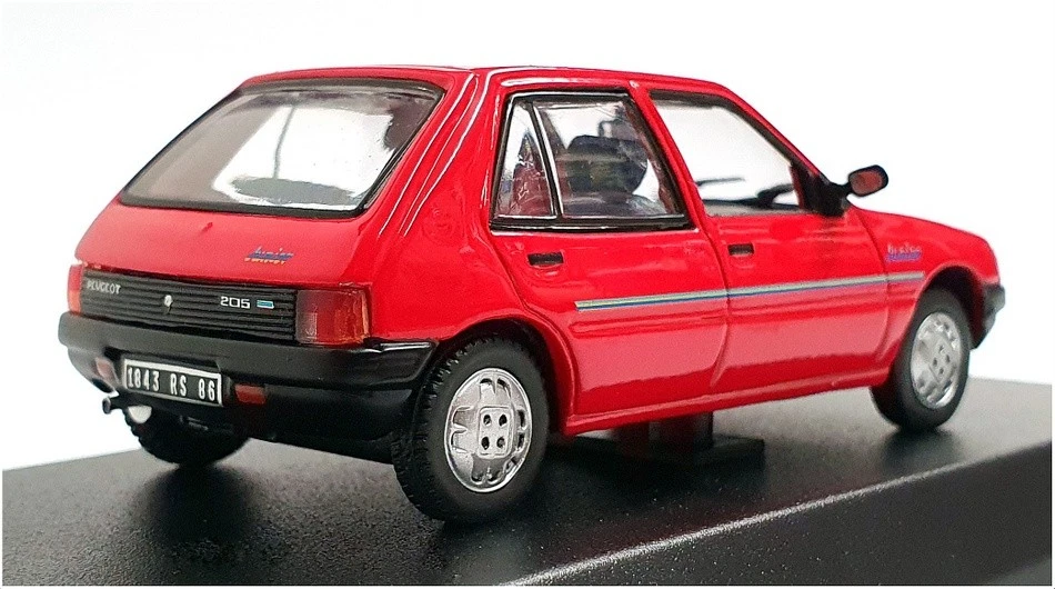 Norev escala 1/43 diecast 471731 - 1988 Peugeot 205 Junior - rojo Foto 2 de 4