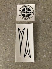 Schwinn Water Transfer Black Decals Darts/arrows Schwinn Quality Stingray 20&rdquo;