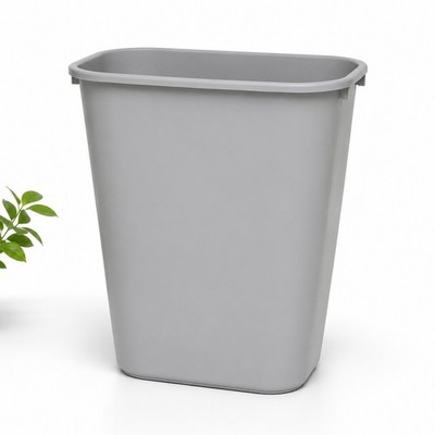 Rubbermaid Papierkorb 39L Grau Mülleimer Abfalleimer Büro Gewerbe Kunststoff